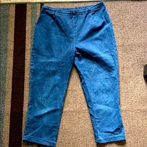 Jean capri pant